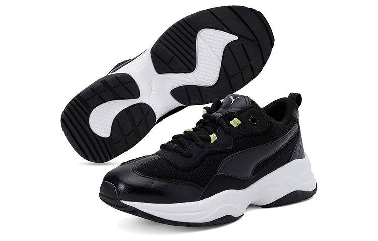 (WMNS) PUMA Cilia Shift Low-cut Running Shoes Black/White 370284-01