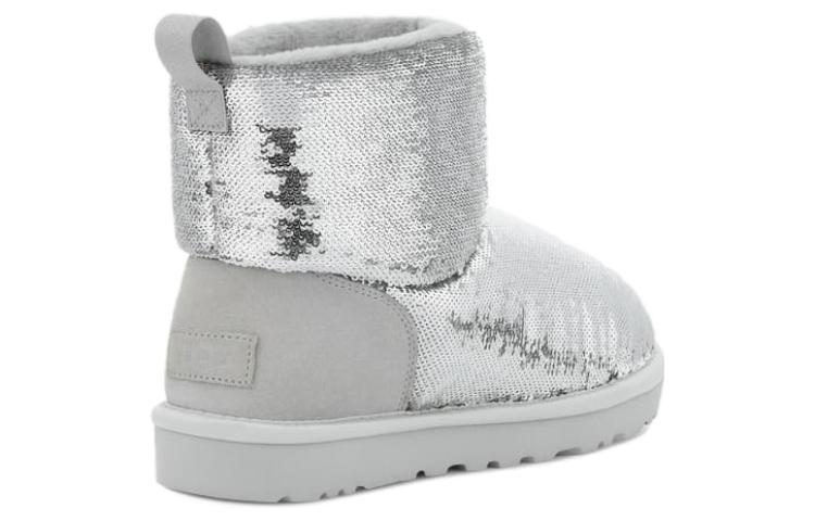 (WMNS) UGG Classic Mini Boot 'Mirror Ball Silver' 1151291-SLVR
