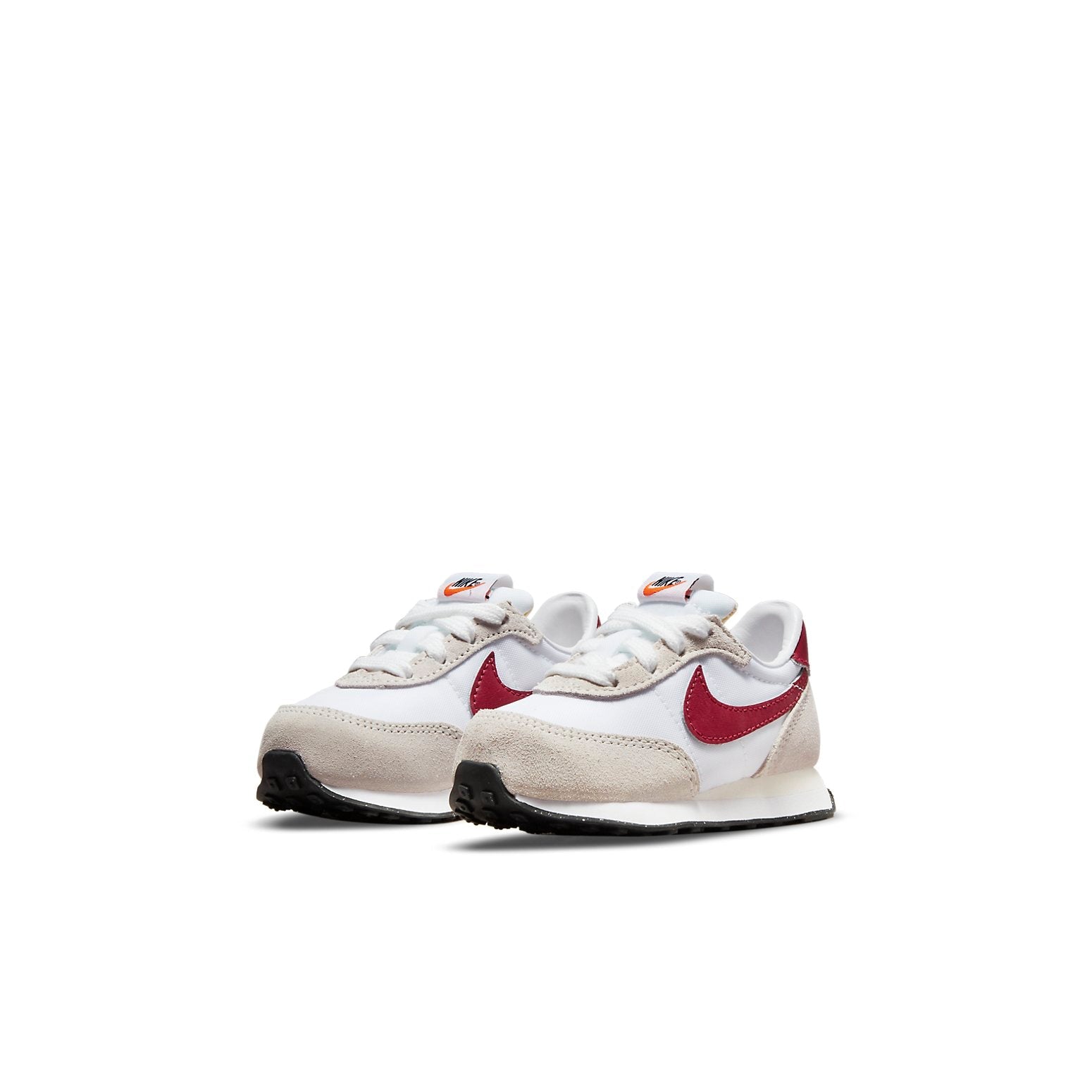 (TD) Nike Waffle Trainer 2 Running Shoes White/Red DC6479-101