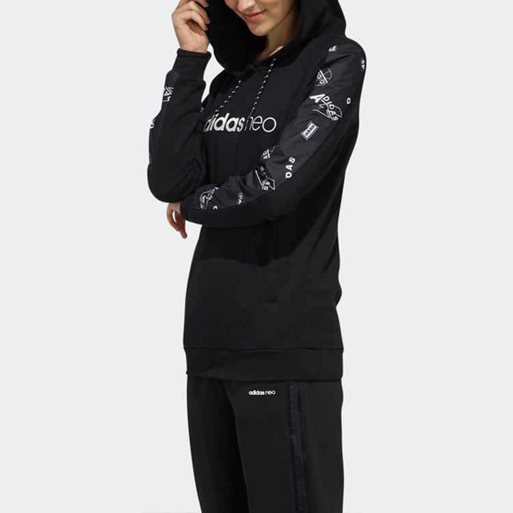 (WMNS) adidas Neo FAV Hoodies 'Black' FK6928