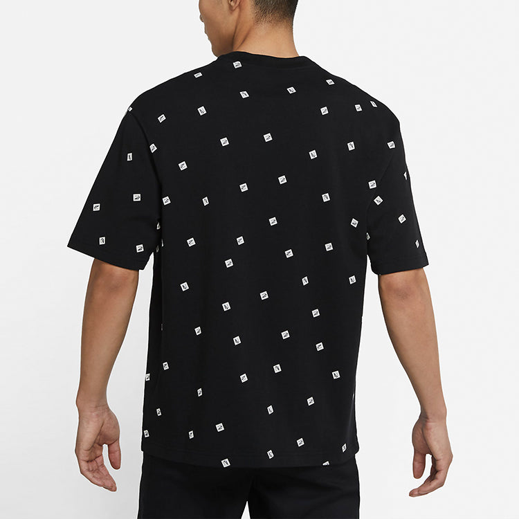 Air Jordan Men's Logo Print Crew Neck Short-sleeved Black CZ5186-010