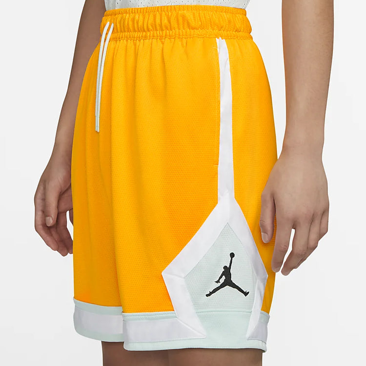 Air Jordan Jumpman Diamond Basketball Shorts For Men Orange CV6023-845