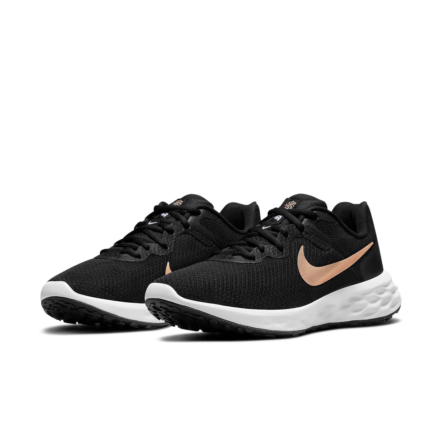 (WMNS) Nike Revolution 6 Next Nature 'Black Metallic Copper Coin' DC3729-005