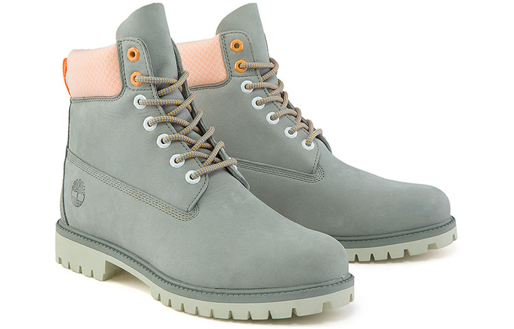 Timberland Hi-Vis Heritage 6 Inch Waterproof Wide Fit Boot 'Grey' A2HY4W