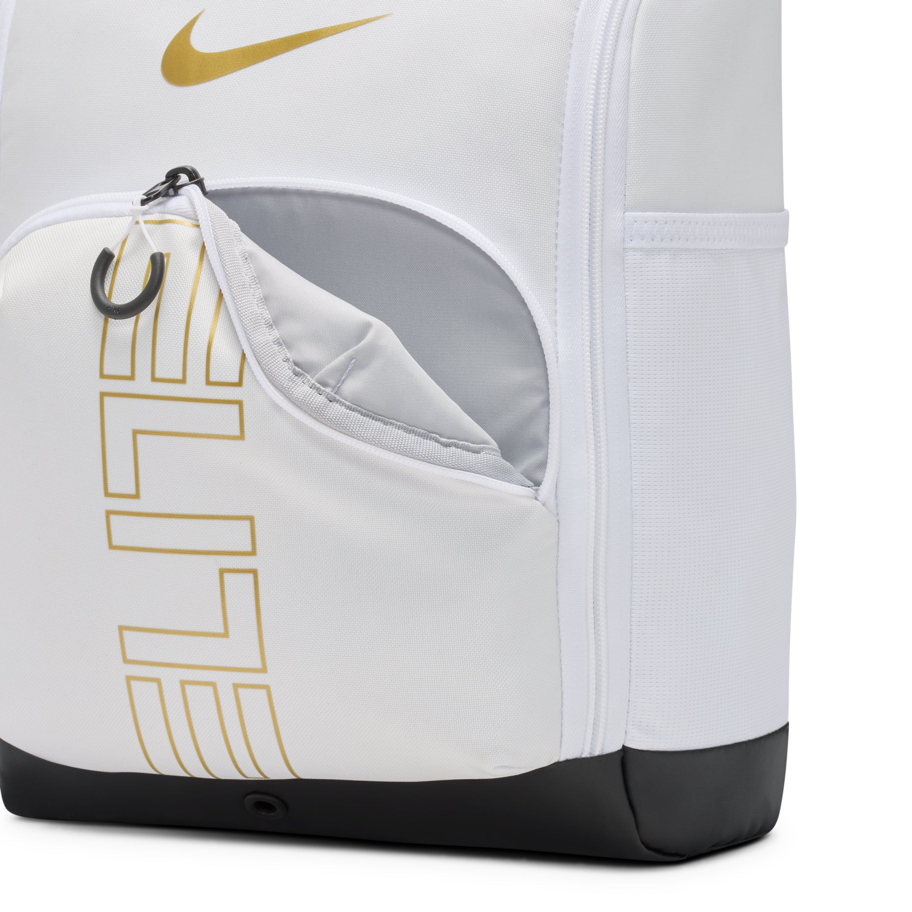 Nike Varsity Elite Basketball Shoe Bag 'White Black Metallic Gold' HM9970-100
