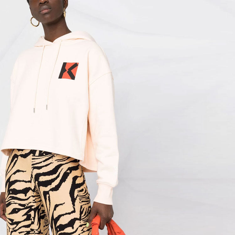 (WMNS) KENZO SS21 Alphabet Logo Printing Hoodie Pink FB52SW6264MS-09