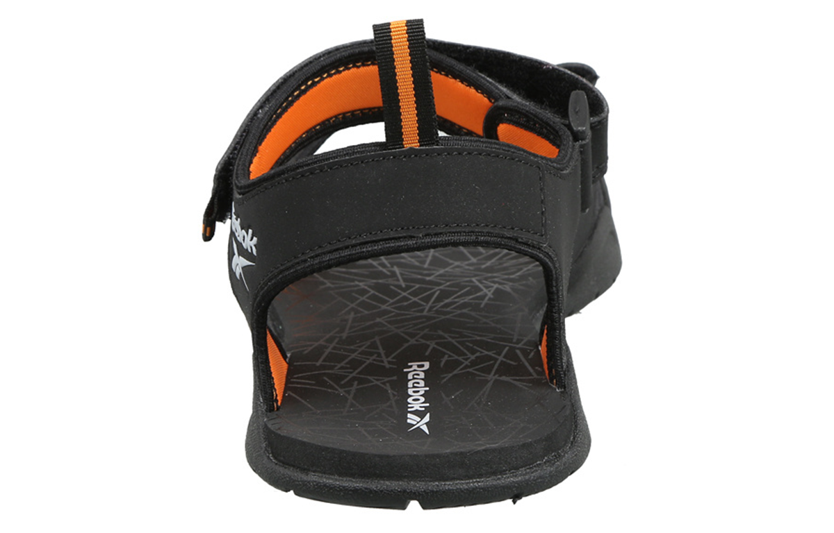 Reebok Swim Aztrix Black Orange Sandals 'Black Orange' EX6044