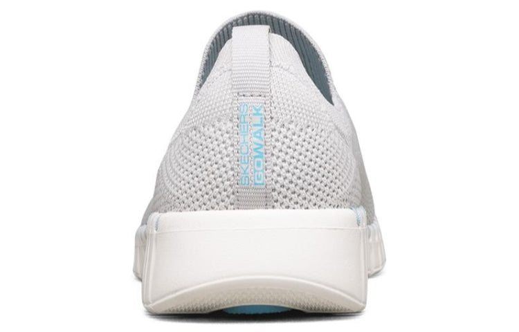 (WMNS) Skechers Go Walk Smart Running Shoes Gray/White/Blue 124051-GYBL