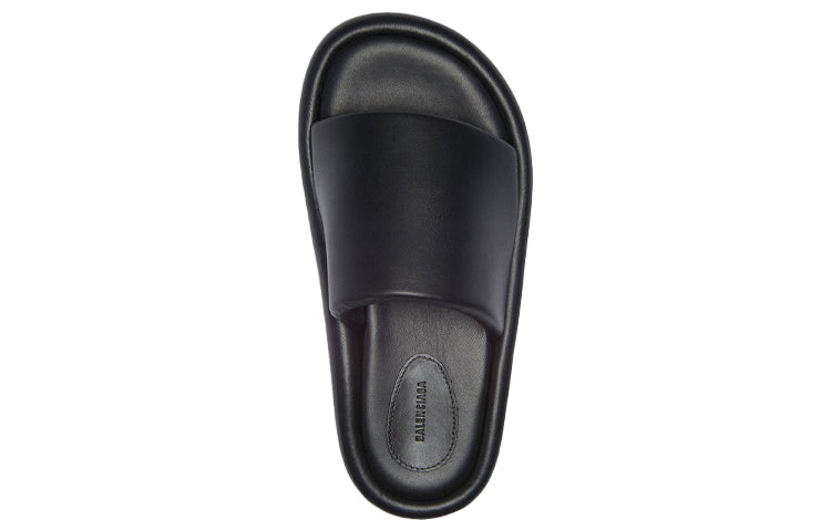 (WMNS) Balenciaga Market Sandals Black 626244WA2M01000