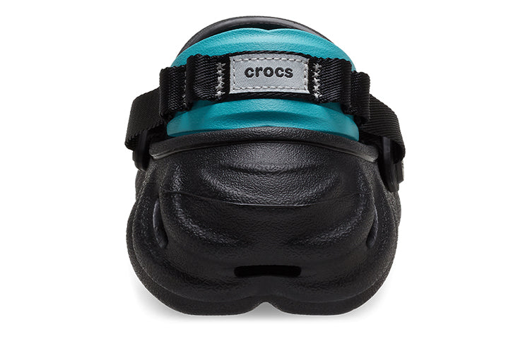 Crocs Echo Reflective Laces Clog 'Black Teal' 210004-001