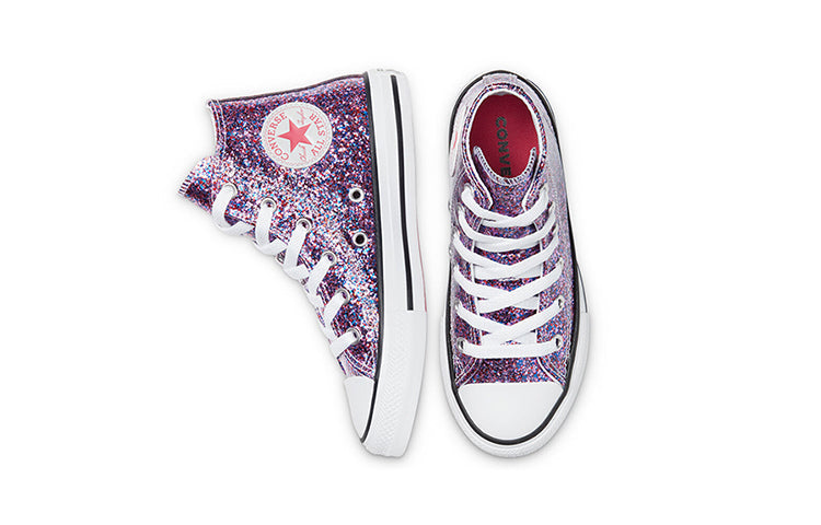 (GS) Converse Chuck Taylor All Star High 'Coated Glitter' 670176C
