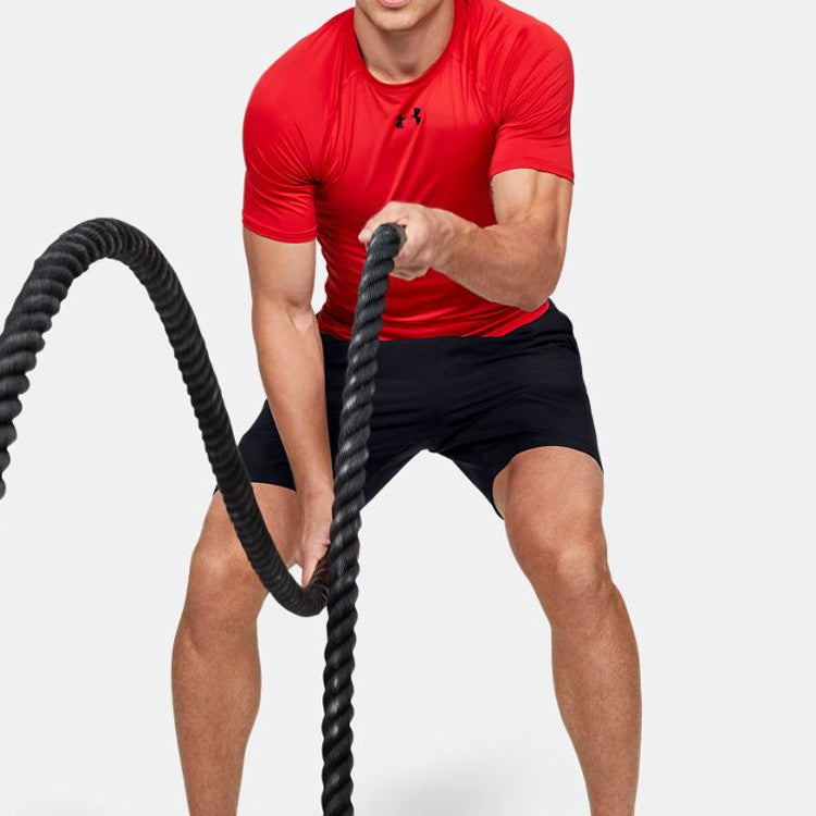 Under Armour Woven Graphic Training Shorts 'Black Red' 1345713-002