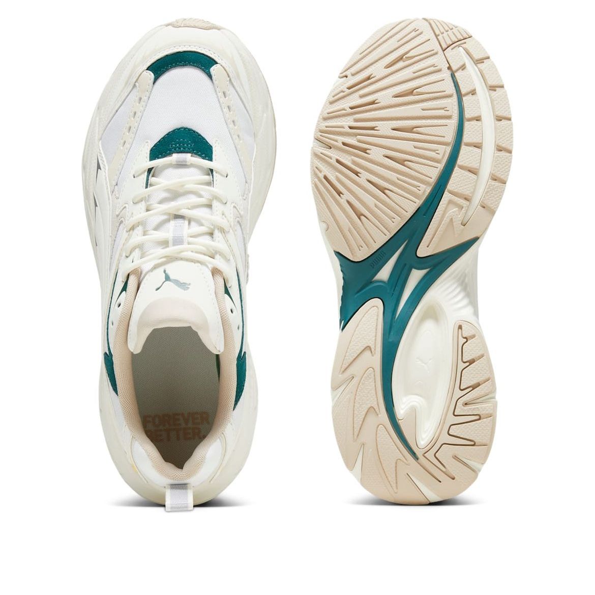 PUMA Morphic Varsity 'Warm White Malachite' 393647-01