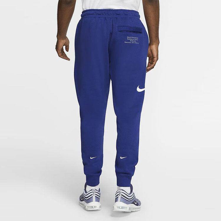 Nike swoosh Embroidered Casual Sports Long Pants Blue DB4956-455