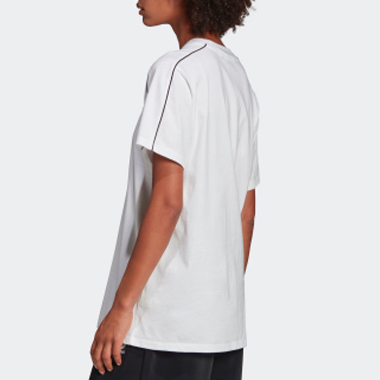 (WMNS) adidas originals Casual Round Neck Short Sleeve White EC1877