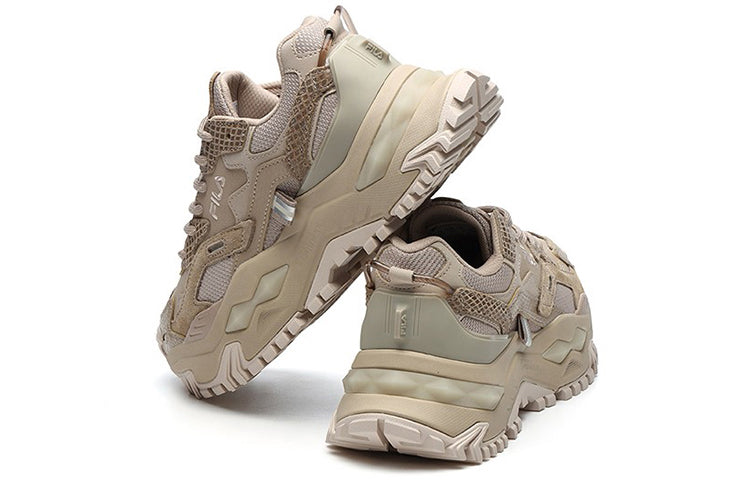 (WMNS) FILA FUSION Bianco Sneakers 'Brown' T12W145225FLT