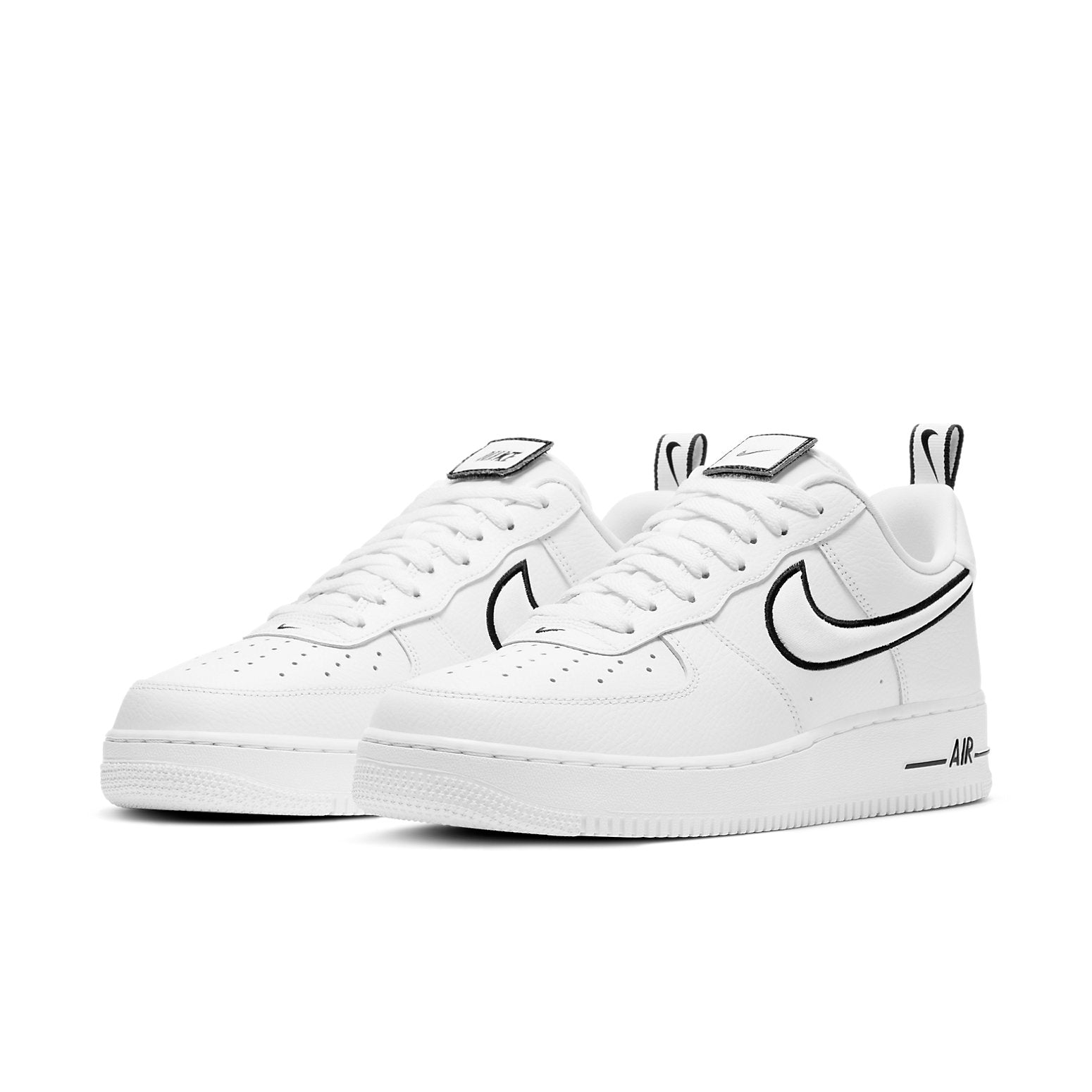 Nike Air Force 1 'White Black Outline Swoosh' DH2472-100