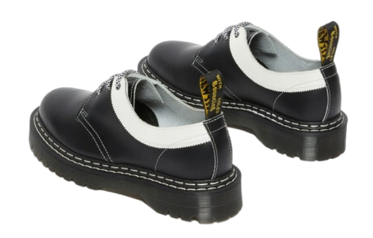 Dr. Martens 1461Bex Smooth Contrast Leather Oxford Shoes 'Black White' 27329009