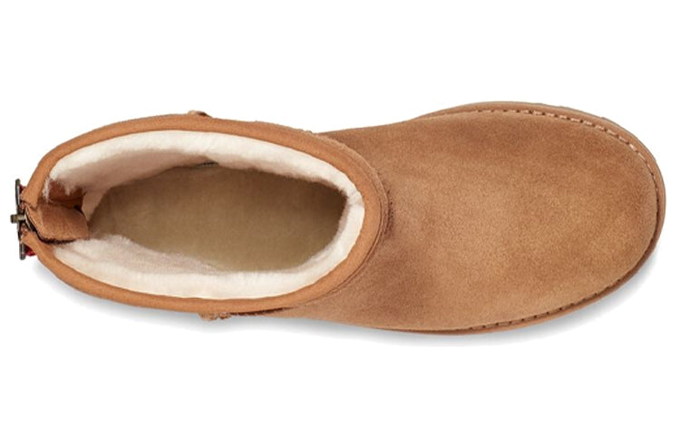 (WMNS) UGG W Classic Short Logo Zip 1122672-CHE