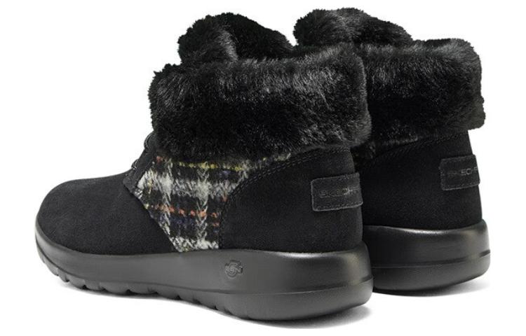 (WMNS) Skechers On-the-Go Joy Boots 'Black White Red' 144120-BKGY