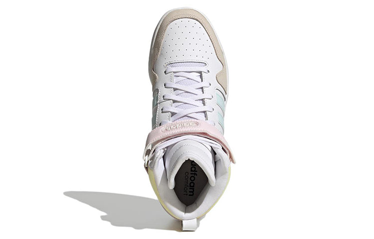 (WMNS) adidas Neo Postmove Mid Cloudfoam Basketball Shoes 'White Blue Pink' GY9582