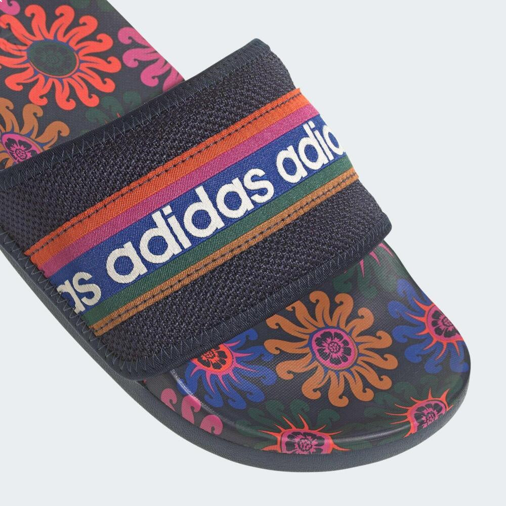 (WMNS) adidas Adilette Comfort Slide 'Floral - Night Indigo' IE4967