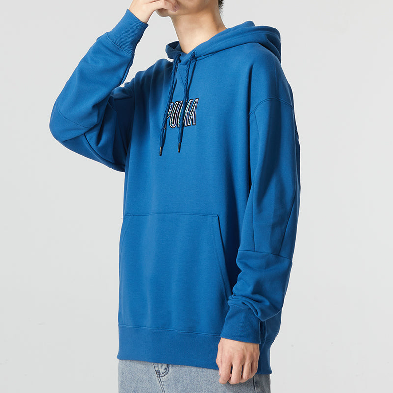 PUMA Logo Hoodie 'Blue' 537706-17