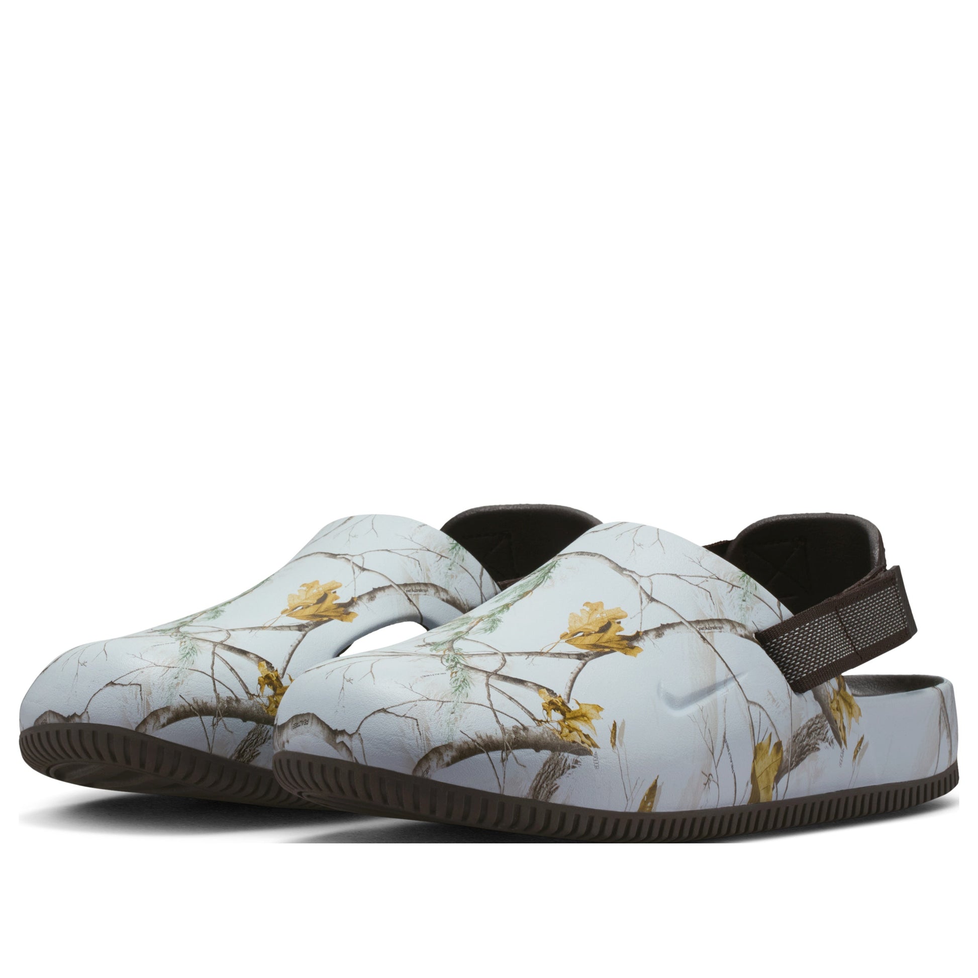 Nike Clam Real Tree Mules 'Light Blue Velvet Brown'  HV6255-201