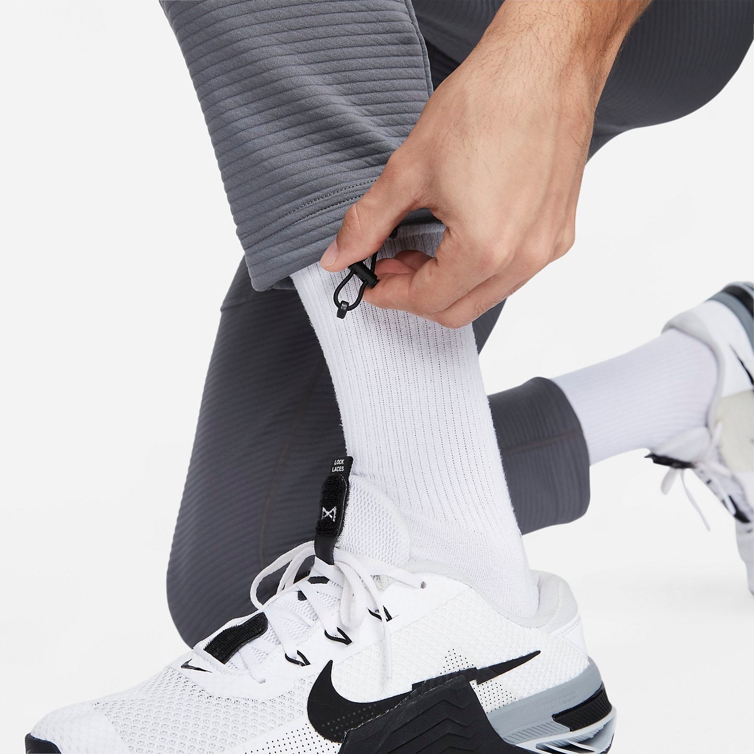 Nike Dri-FIT Fleece Fitness Pants 'Grey' DV9910-068