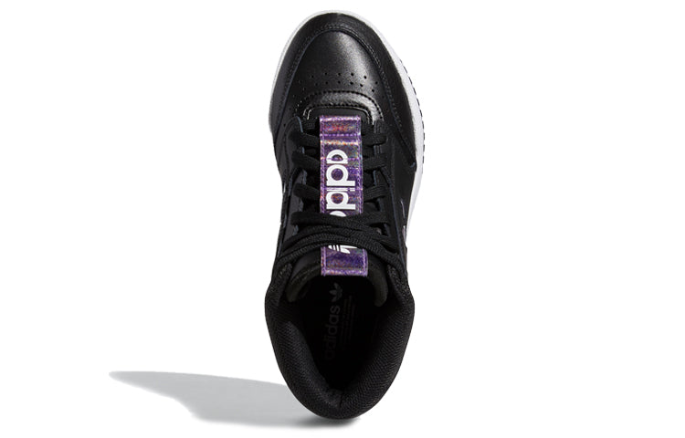 (WMNS) adidas originals Drop Step XL 'Black White Purple' FY3226