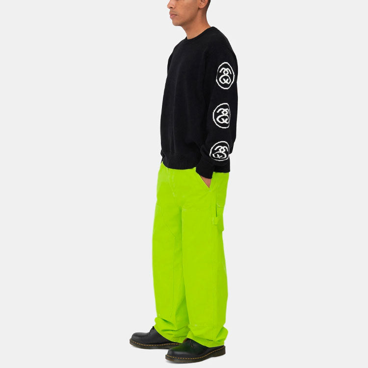 Stussy Dyed Canvas Work Pant 'Neon' 116558