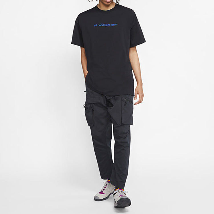 Nike ACG 3D Printing Casual Sports Short Sleeve Black BV8351-011