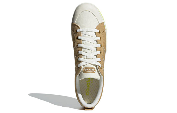 adidas neo Bravada Wear-resistant Non-Slip Casual Skateboarding Shoes Unisex Brown Yellow GY9682