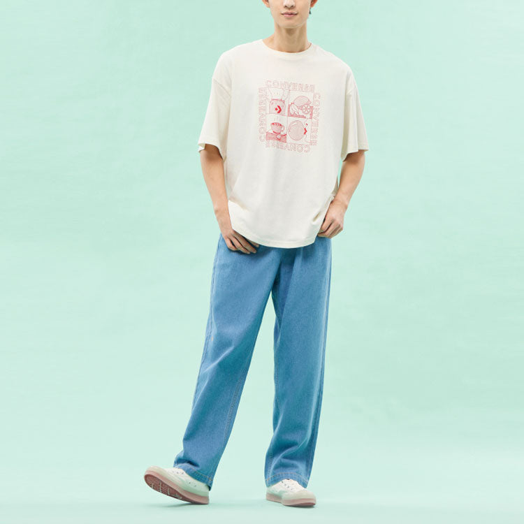 Converse Sensory Graphic T-Shirt Asia Sizing 'White' 10024612-A03