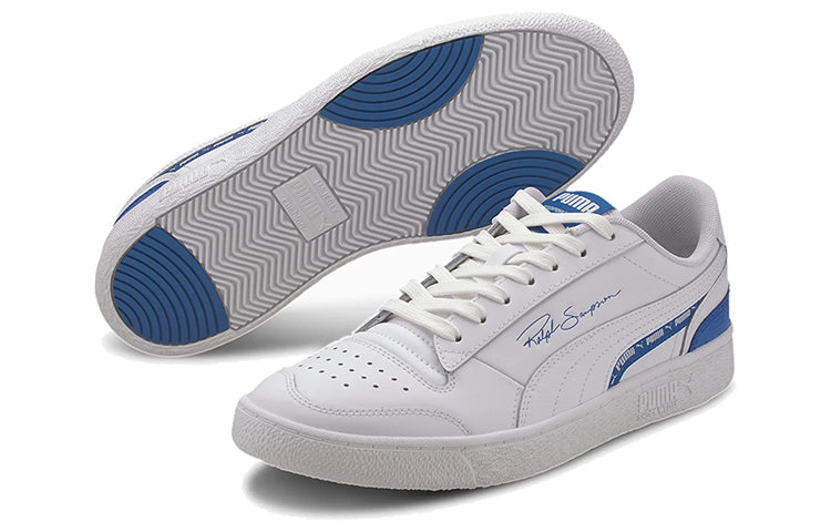 PUMA Ralph Sampson Lo Woven Casual Sneakers White/Blue 374071-01