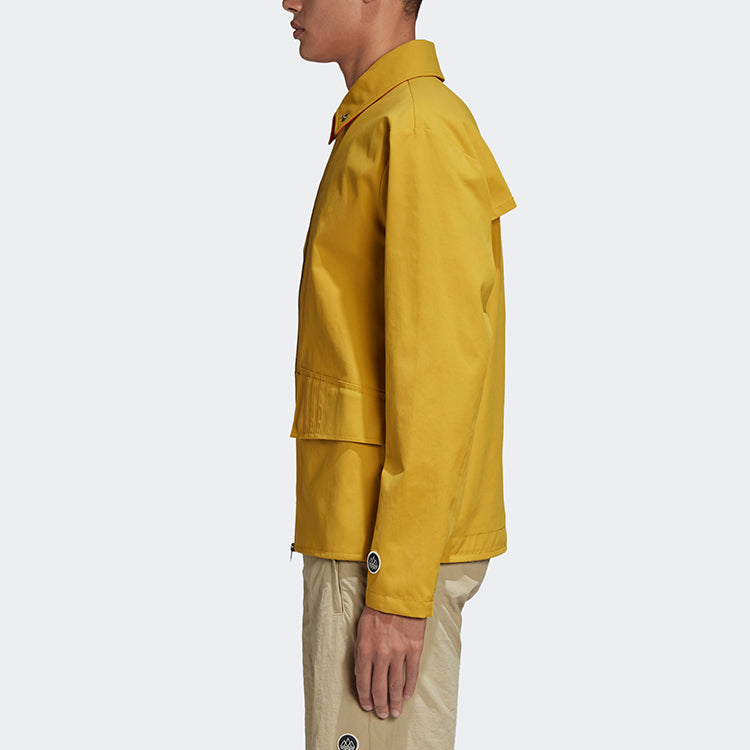 adidas originals Holbeck Casual Sports Jacket Yellow FR9281