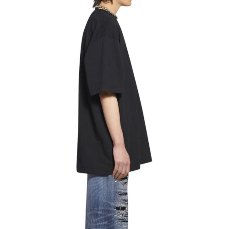 Balenciaga Pride T-Shirt Boxy Fit 'Black' 651795TLV931000