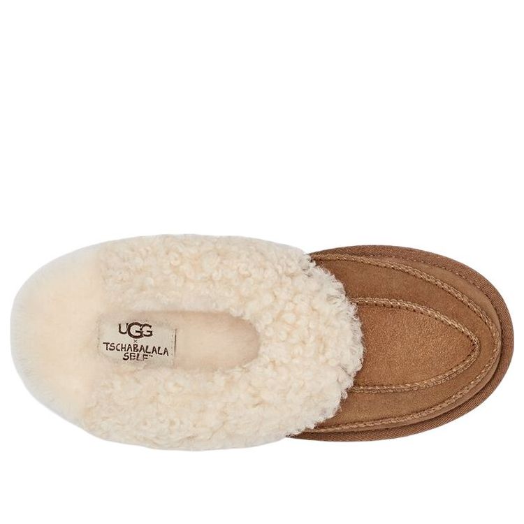 (WMNS) UGG x Tschabalala Self Coquette Slipper 'Chestnut' 1134770-CHE