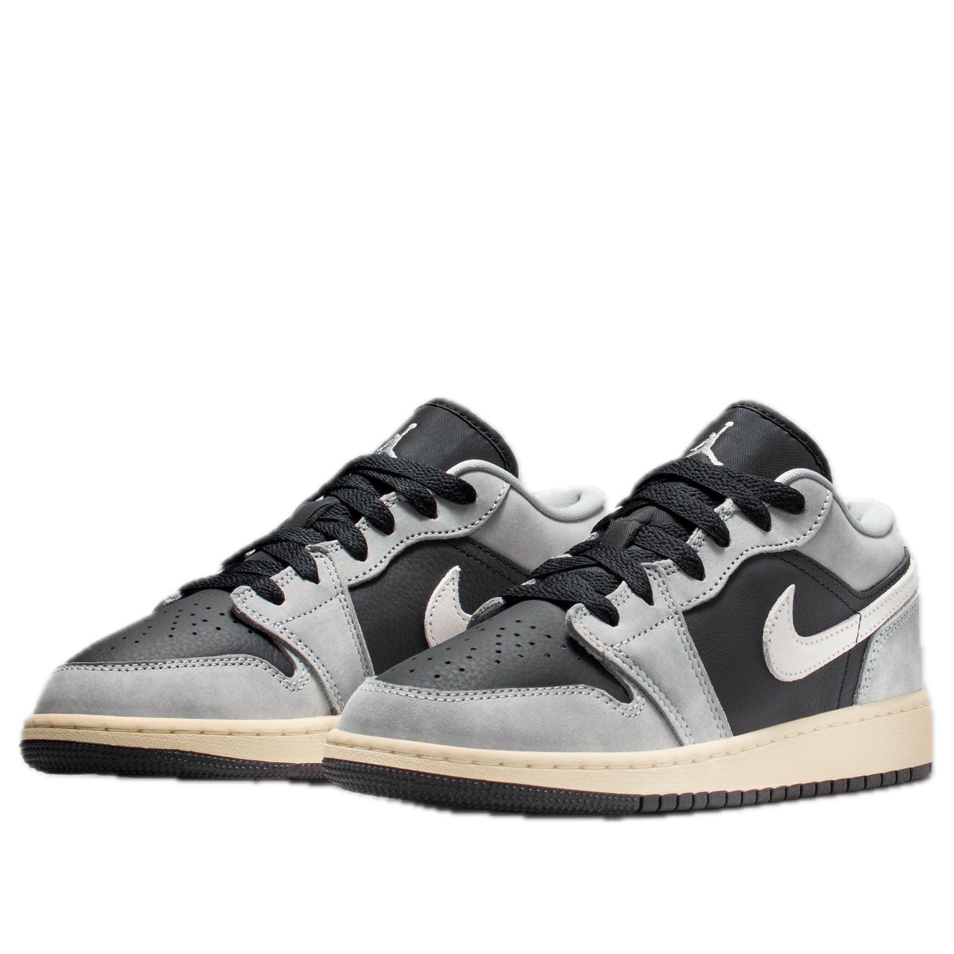 (GS) Air Jordan 1 Low SE 'Light Smoke Grey' HQ2021-012