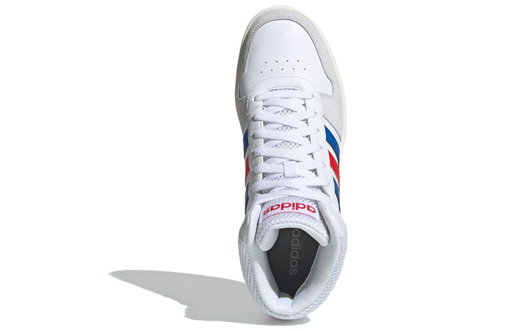 adidas Hoops 2.0 Mid 'White Blue Red' EE7382