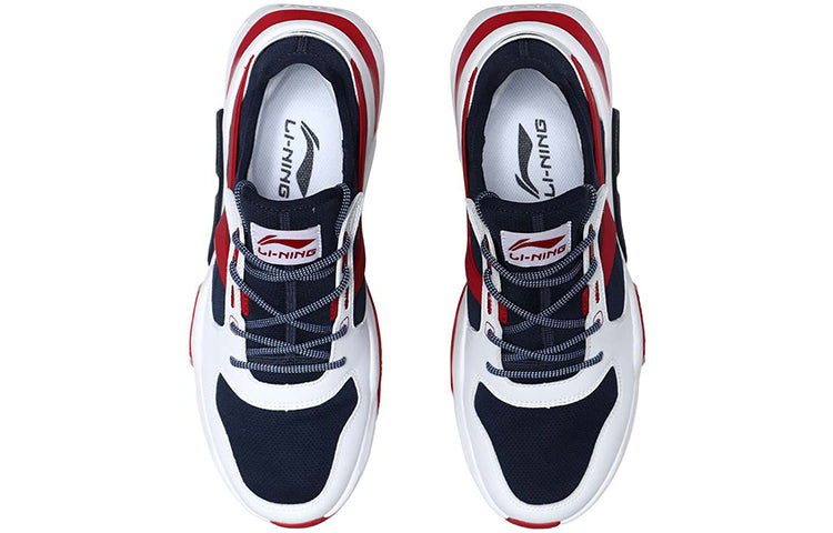 Li-Ning Mark Classic Leisure Mid 'White Black Red' AGCP183-1
