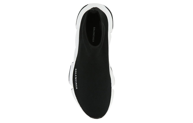 (WMNS) Balenciaga Speed Sneaker 'Black White' 587280W2DBQ1015