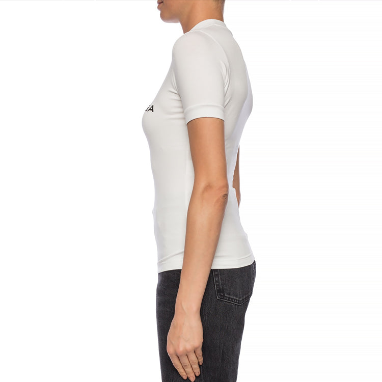 Balenciaga SS21 Alphabet Short Sleeve White 594603TGV479000