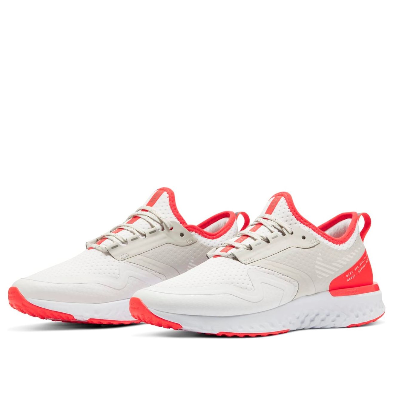 (WMNS) Nike Odyssey React 2 Shield 'White Laser Crimson' BQ1672-100