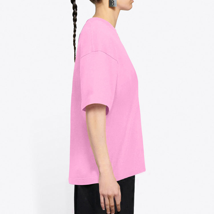 Balenciaga Sponsor Round-neck Tee Pink/Red 612965TJVD95764