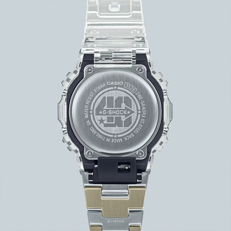 CASIO G-shock Digital 'Clear Metalic' DWE-5640RX-7JR