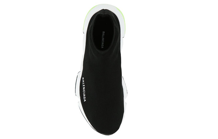 (WMNS) Balenciaga Speed High-Top Black/White 587280W2DBD1171