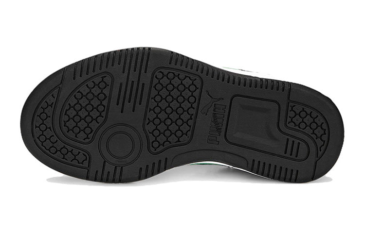 (PS) PUMA Rebound Joy Low 'Black White Green' 381985-13