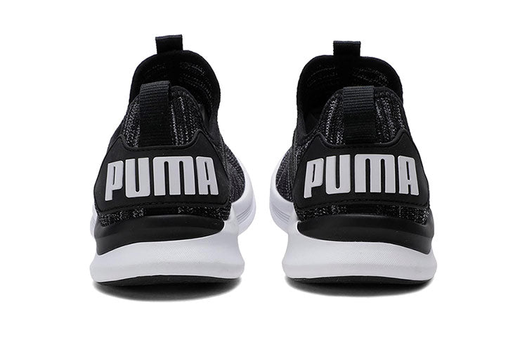 (WMNS) PUMA Ignite Flash Slip Low Running Shoes Black/Grey/White 192271-06