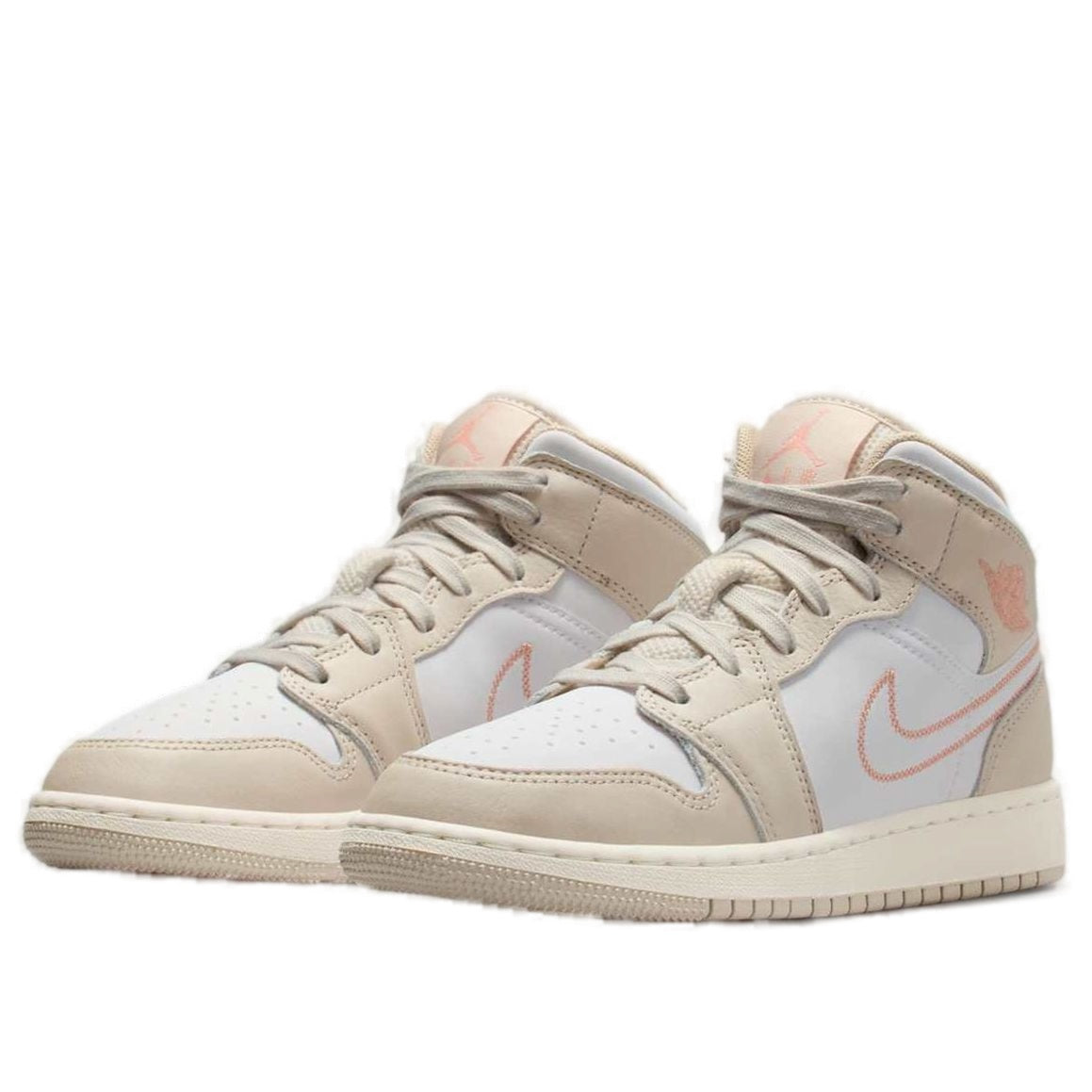 (GS) Air Jordan 1 Mid SE 'Sand Drift White' HQ5879-100